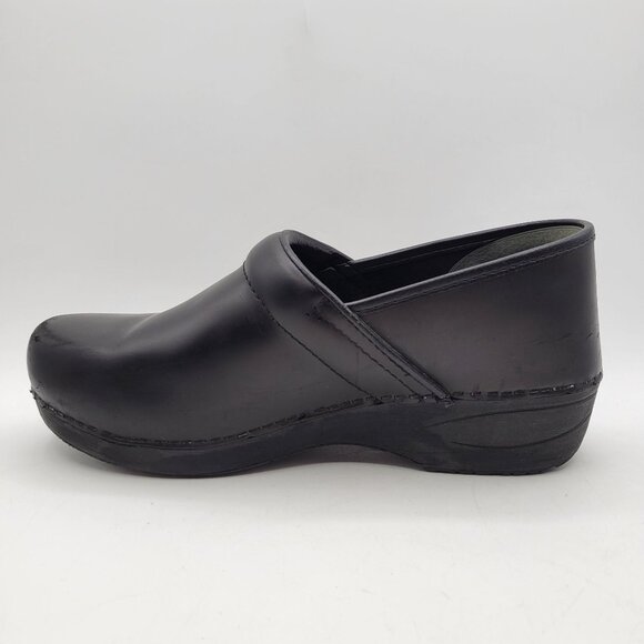 Dansko XP 2.0 Clogs Black Leather Comfort Shoes Arch Support Womens 41 (10.5-11) - Picture 4 of 15